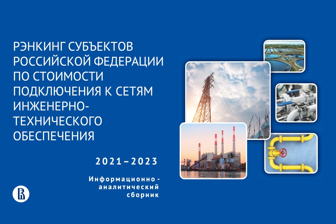 Рэнкинг субъектов Российской Федерации по стоимости подключения к сетям инженерно-технического обеспечения 2021–2023